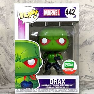 Funko Pop Marvel Drax First Appearance 442 MIB Funko Shop Christmas Exclusive